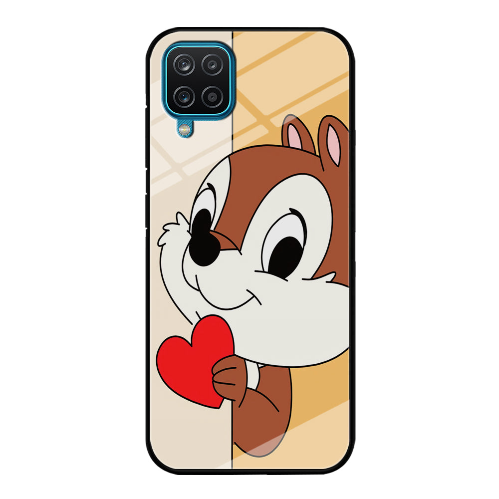 Chip Character Give Love Chip And Dale Samsung Galaxy A12 Case