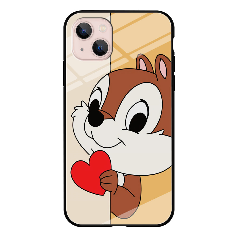 Chip Character Give Love Chip And Dale iPhone 15 Plus Case