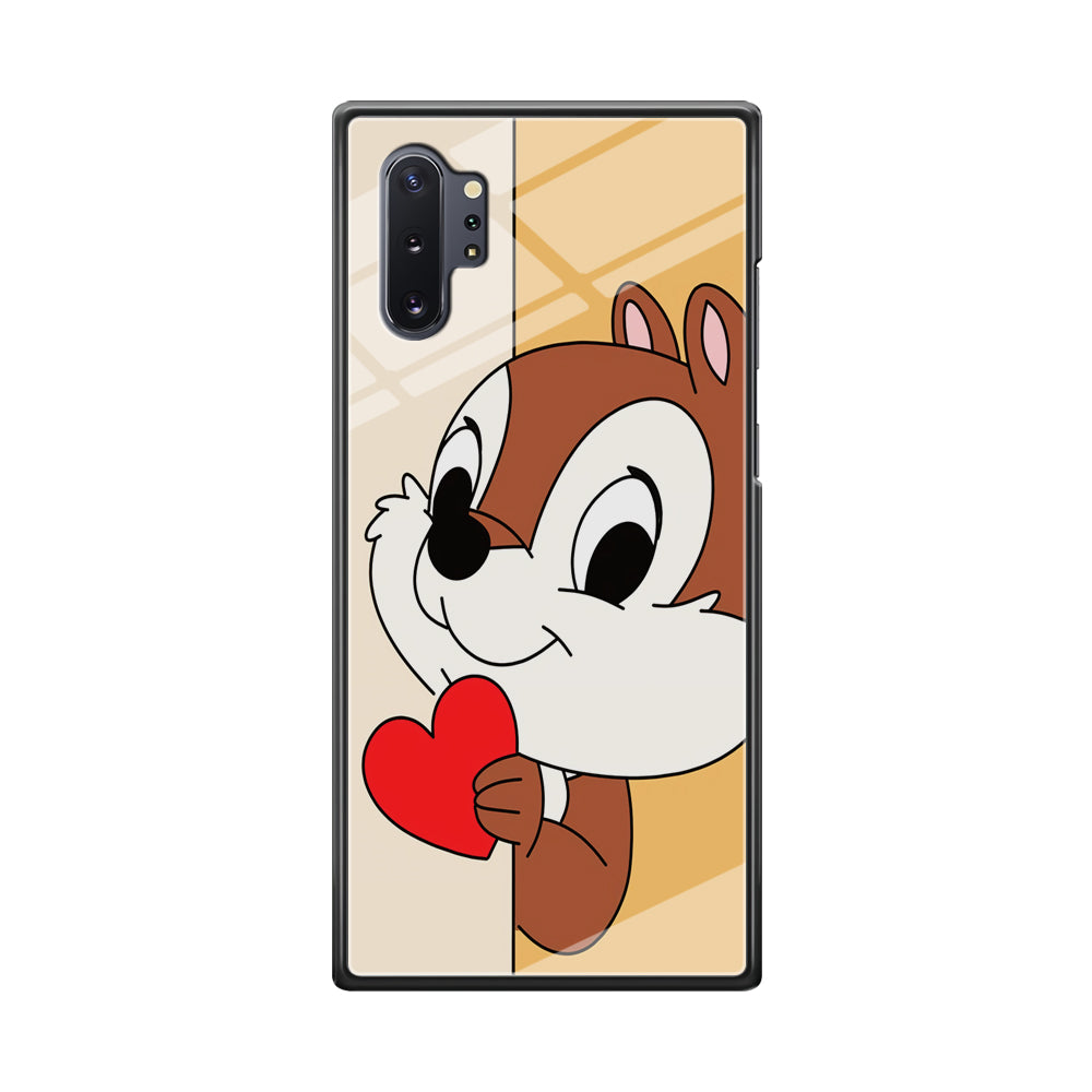 Chip Character Give Love Chip And Dale Samsung Galaxy Note 10 Plus Case