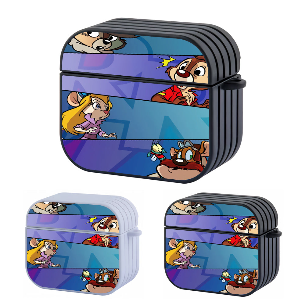 Chip N Dale Rescue Rangers Surprised Hard Plastic Case Cover For Apple Airpods 3