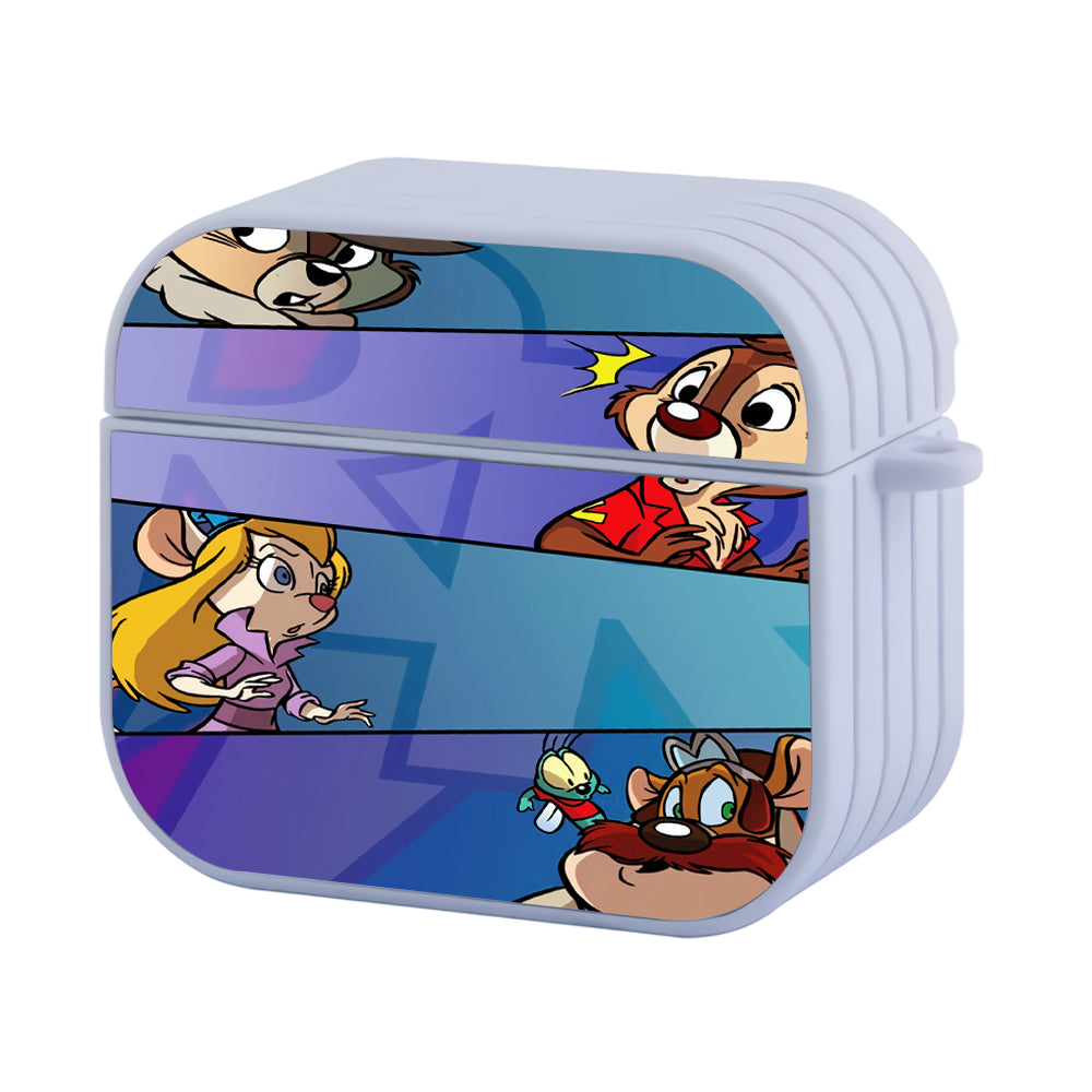 Chip N Dale Rescue Rangers Surprised Hard Plastic Case Cover For Apple Airpods 3