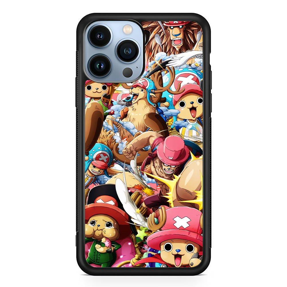 Chopper One Piece Transformation Character iPhone 15 Pro Case