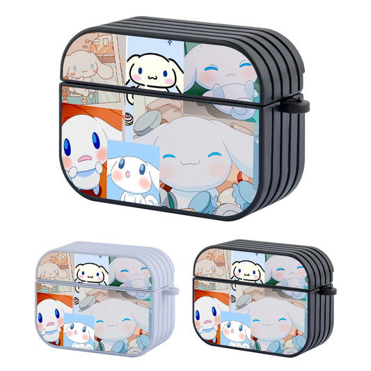 Cinnamoroll Collage Daily Aesthetic Hard Plastic Case Cover For Apple Airpods Pro