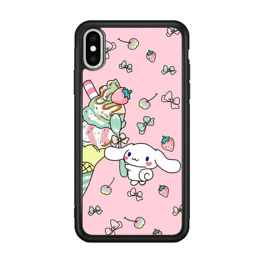 Cinnamoroll Ice Cream Dessert iPhone XS Case