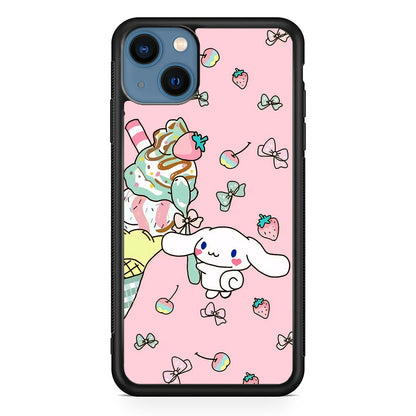 Cinnamoroll Ice Cream Dessert iPhone 14 Plus Case