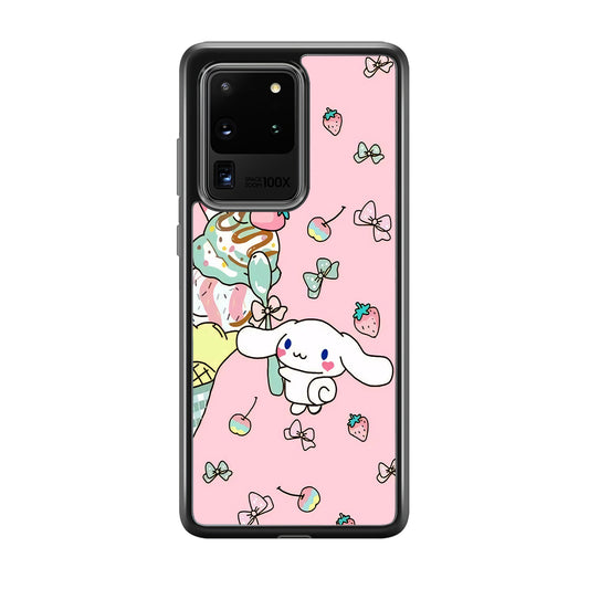 Cinnamoroll Ice Cream Dessert Samsung Galaxy S20 Ultra Case