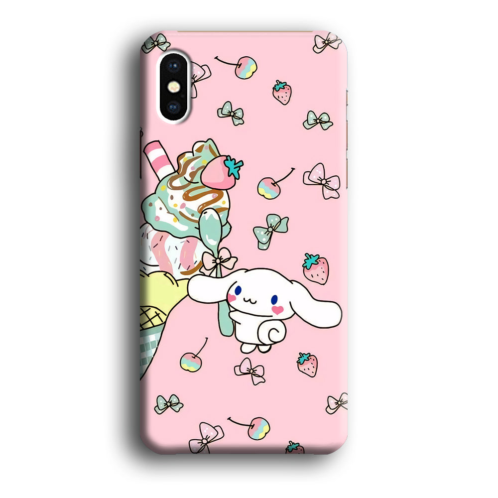Cinnamoroll Ice Cream Dessert iPhone XS Case