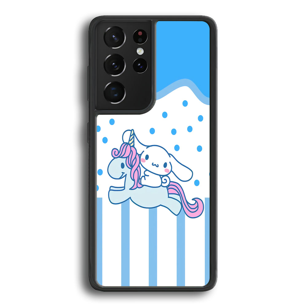 Cinnamoroll With Unicorn Samsung Galaxy S22 Ultra Case - Ezzystore
