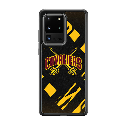 Cleveland Cavaliers Yellow Pattern Samsung Galaxy S20 Ultra Case
