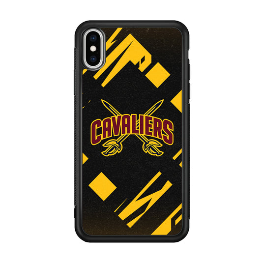 Cleveland Cavaliers Yellow Pattern iPhone Xs Max Case
