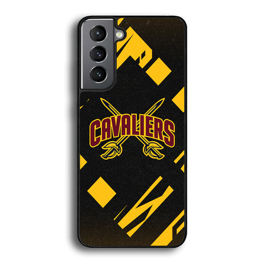 Cleveland Cavaliers Yellow Pattern Samsung Galaxy S21 Case