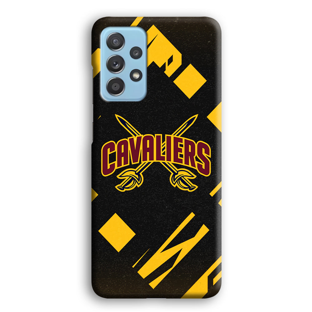 Cleveland Cavaliers Yellow Pattern Samsung Galaxy A52 Case
