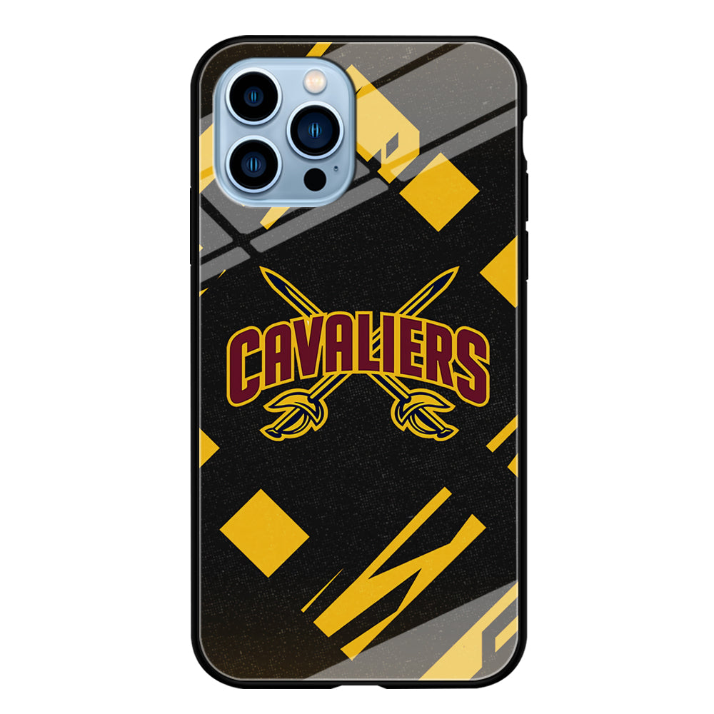 Cleveland Cavaliers Yellow Pattern iPhone 13 Pro Case