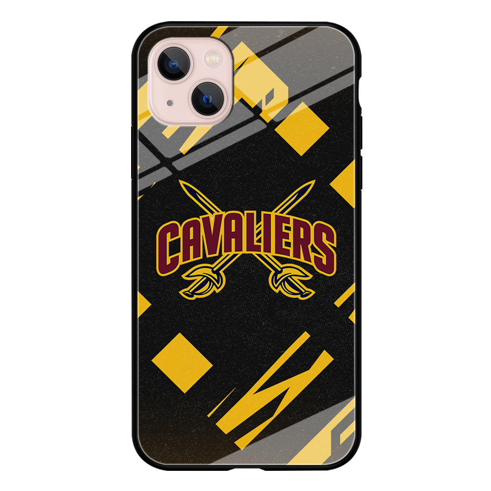 Cleveland Cavaliers Yellow Pattern iPhone 15 Case