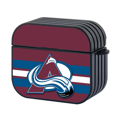 Colorado Avalanche NHL Team Hard Plastic Case Cover For Apple Airpods 3