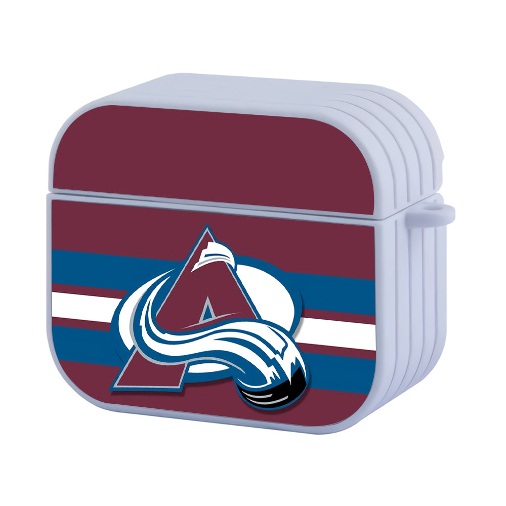 Colorado Avalanche NHL Team Hard Plastic Case Cover For Apple Airpods 3