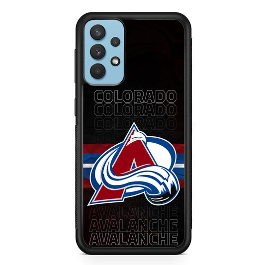 Colorado Avalanche Word Of Team Samsung Galaxy A32 Case