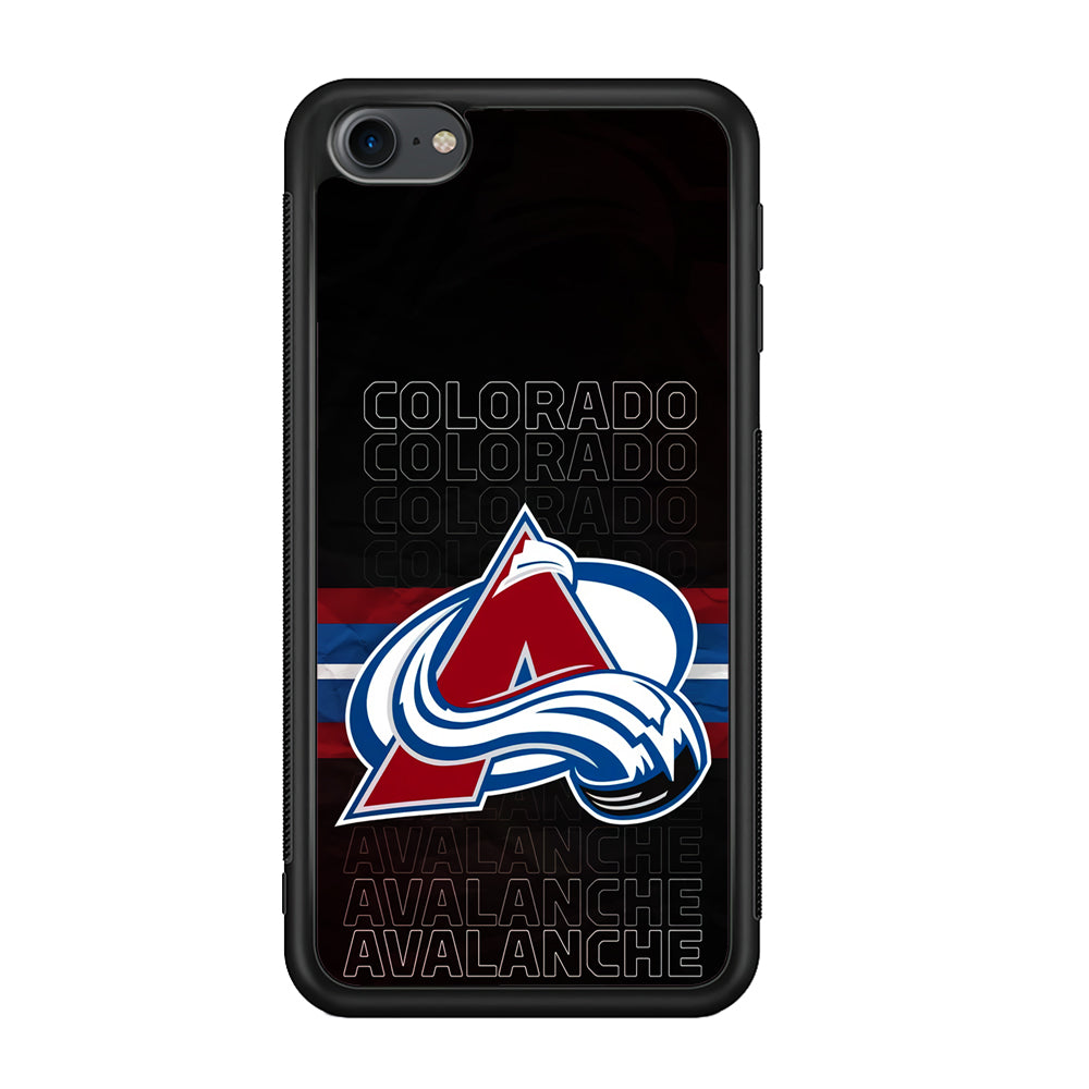Colorado Avalanche Word Of Team iPod Touch 6 Case - Ezzystore