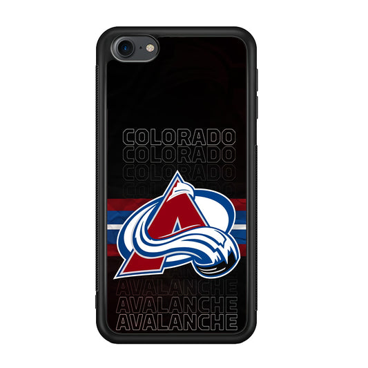 Colorado Avalanche Word Of Team iPod Touch 6 Case - Ezzystore