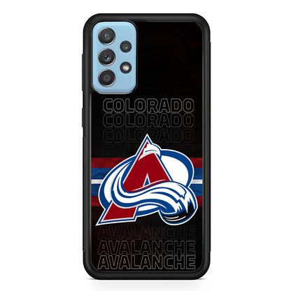 Colorado Avalanche Word Of Team Samsung Galaxy A52 Case