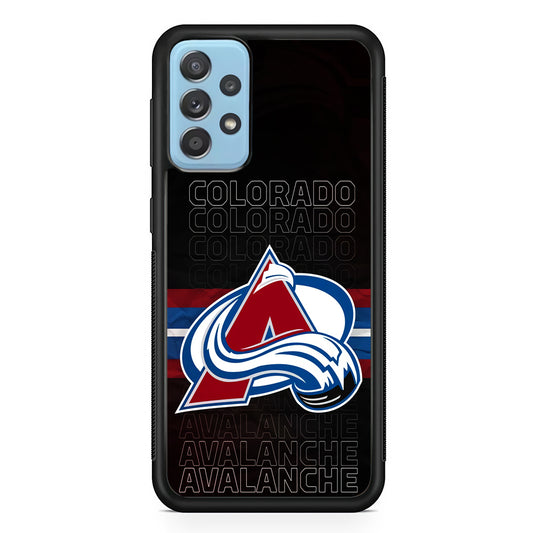 Colorado Avalanche Word Of Team Samsung Galaxy A52 Case