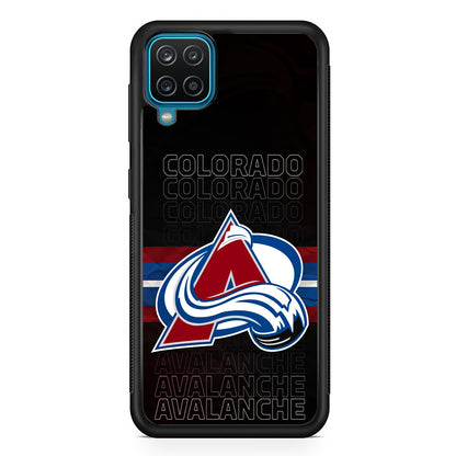 Colorado Avalanche Word Of Team Samsung Galaxy A12 Case
