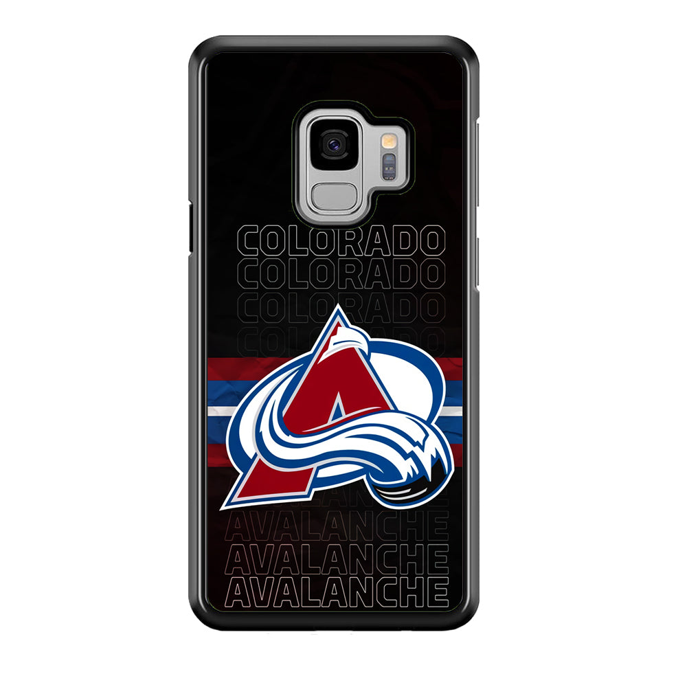 Colorado Avalanche Word Of Team Samsung Galaxy S9 Case