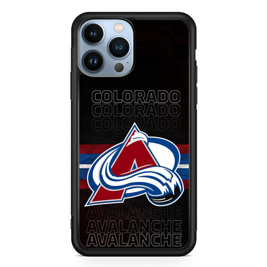 Colorado Avalanche Word Of Team iPhone 15 Pro Case