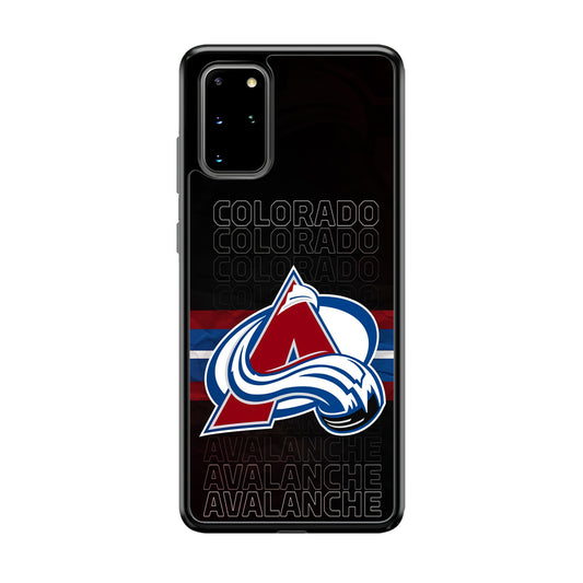 Colorado Avalanche Word Of Team Samsung Galaxy S20 Plus Case
