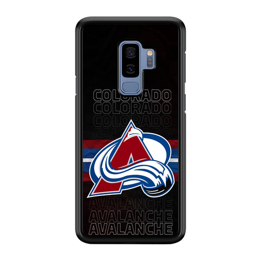 Colorado Avalanche Word Of Team Samsung Galaxy S9 Plus Case