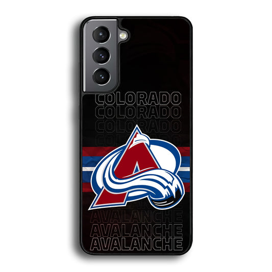 Colorado Avalanche Word Of Team Samsung Galaxy S21 Plus Case