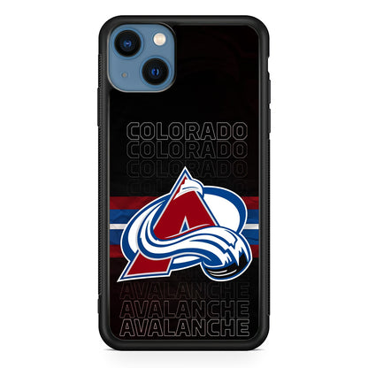 Colorado Avalanche Word Of Team iPhone 13 Case