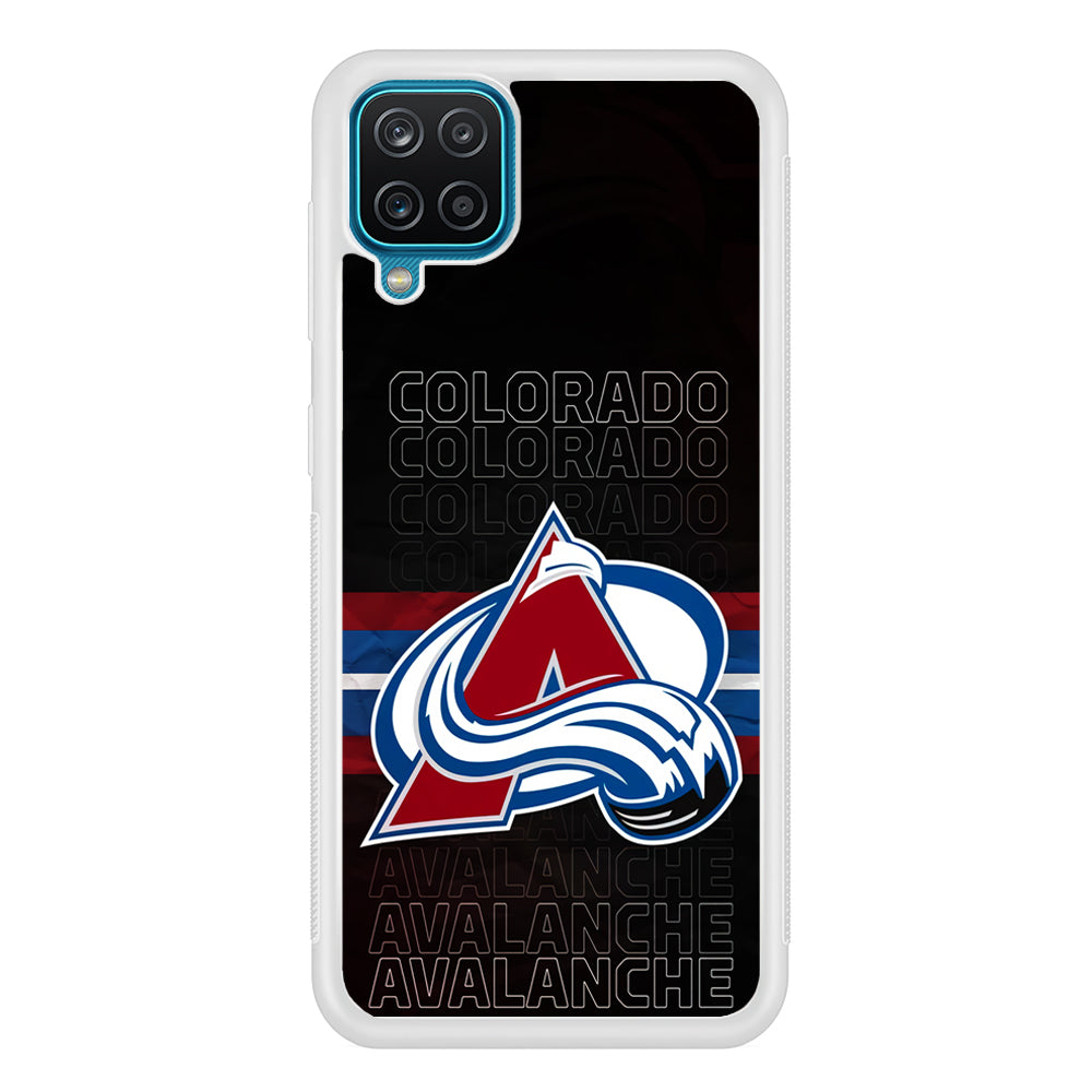 Colorado Avalanche Word Of Team Samsung Galaxy A12 Case
