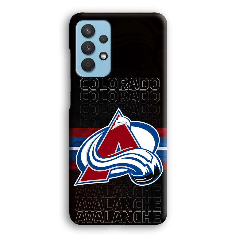 Colorado Avalanche Word Of Team Samsung Galaxy A32 Case