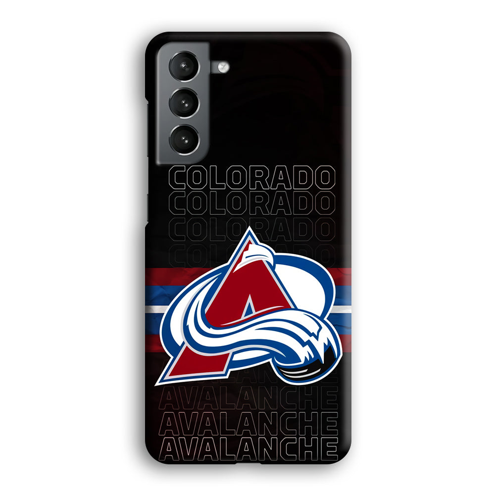 Colorado Avalanche Word Of Team Samsung Galaxy S21 Plus Case