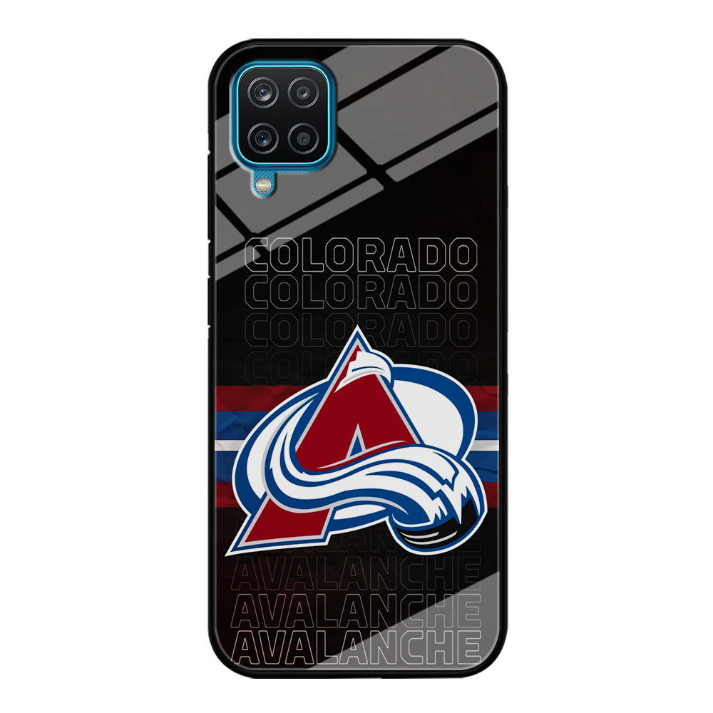 Colorado Avalanche Word Of Team Samsung Galaxy A12 Case