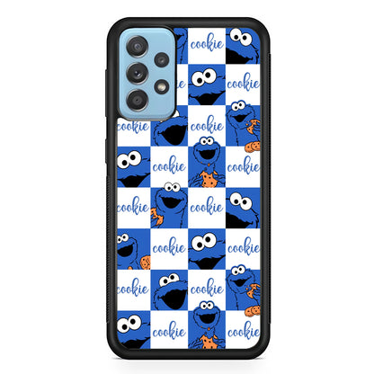 Cookie Sesame Street Square Of Expression Samsung Galaxy A72 Case