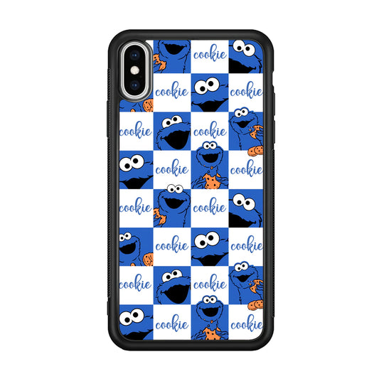 Cookie Sesame Street Square Of Expression iPhone Xs Max Case