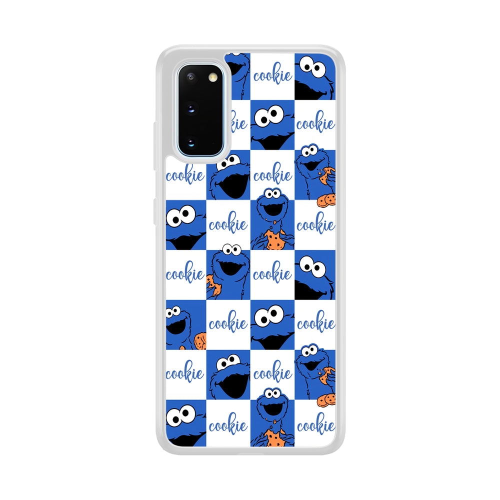 Cookie Sesame Street Square Of Expression Samsung Galaxy S20 Case