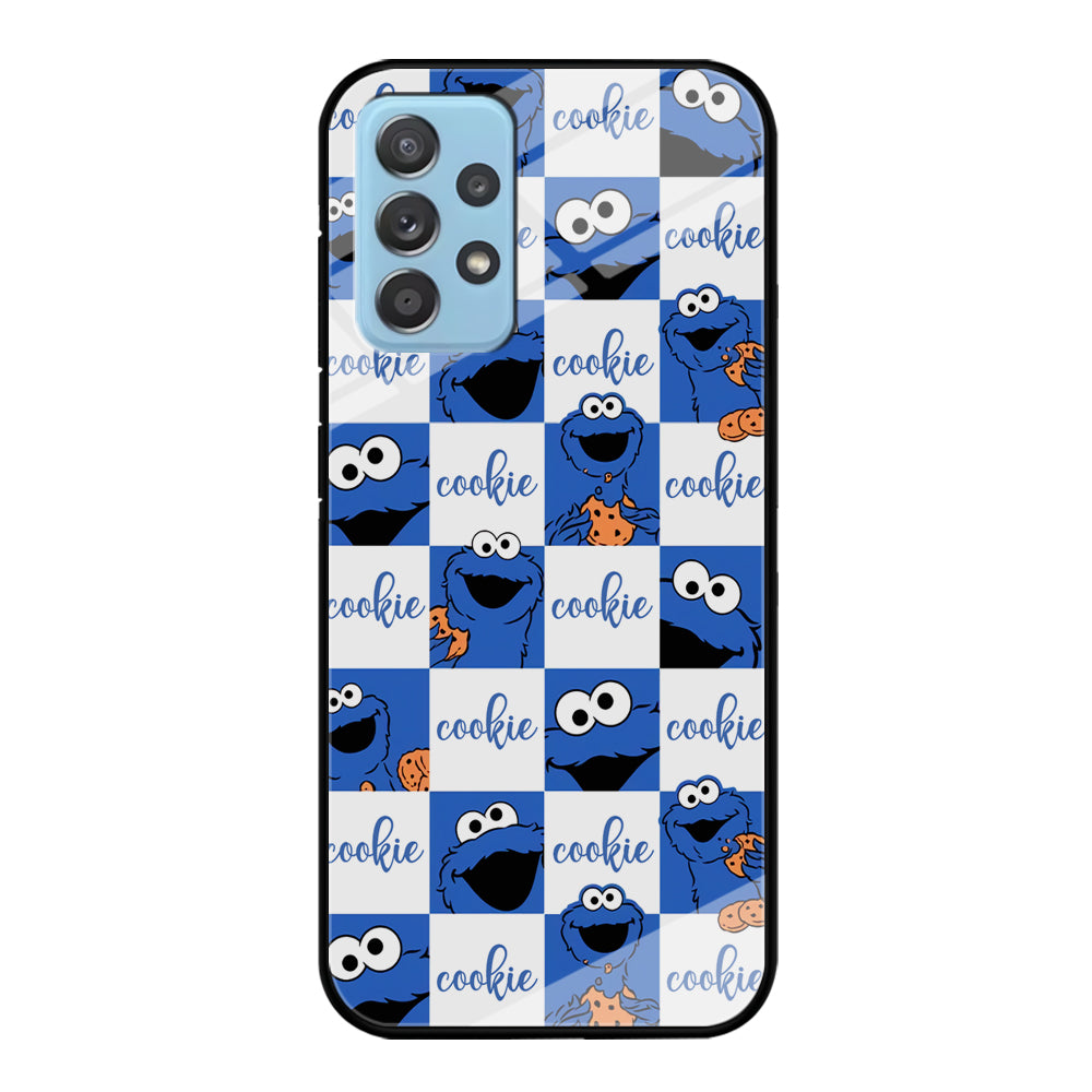 Cookie Sesame Street Square Of Expression Samsung Galaxy A72 Case