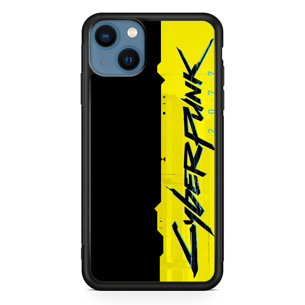 Cyberpunk Black Yellow iPhone 14 Plus Case
