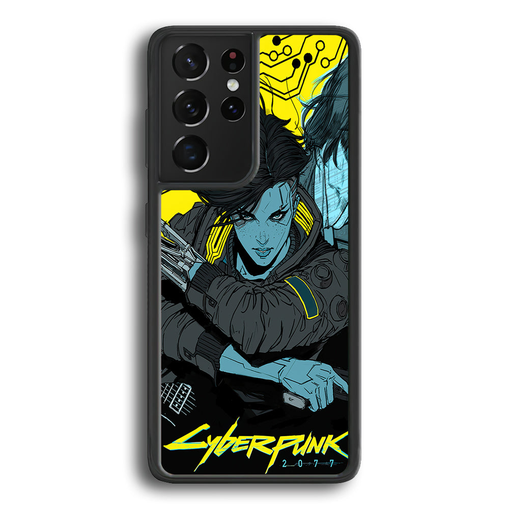 Cyberpunk Judy Character Samsung Galaxy S23 Ultra Case - Ezzystore