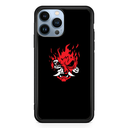Cyberpunk Logo Black iPhone 14 Pro Case