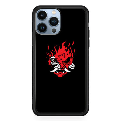 Cyberpunk Logo Black iPhone 15 Pro Max Case