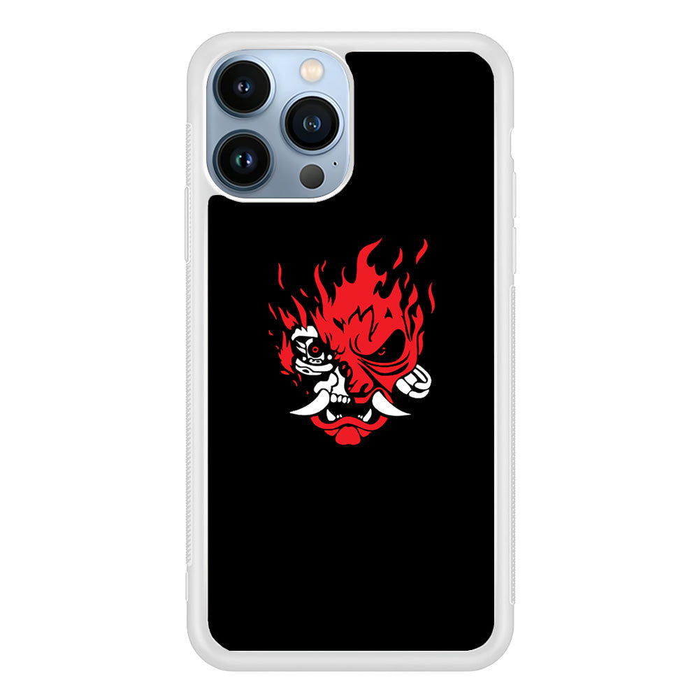 Cyberpunk Logo Black iPhone 15 Pro Case
