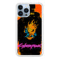 Cyberpunk Samurai Paint Art iPhone 15 Pro Case