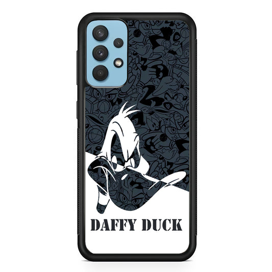 Daffy Duck Silhouette Of Pattern Samsung Galaxy A32 Case