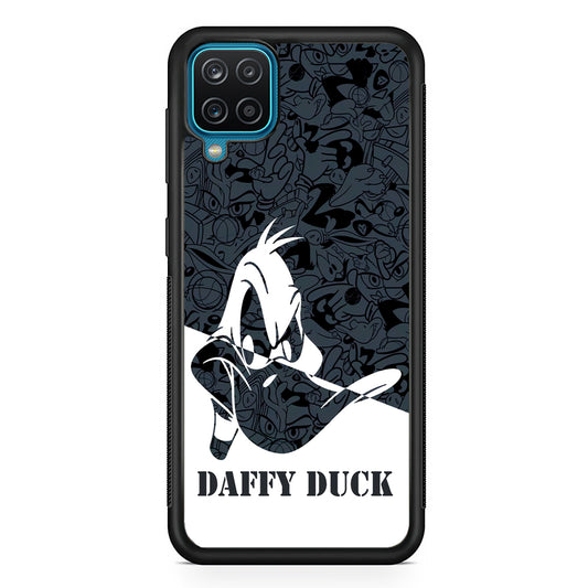 Daffy Duck Silhouette Of Pattern Samsung Galaxy A12 Case