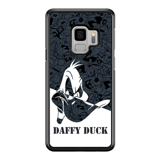 Daffy Duck Silhouette Of Pattern Samsung Galaxy S9 Case