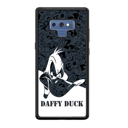 Daffy Duck Silhouette Of Pattern Samsung Galaxy Note 9 Case